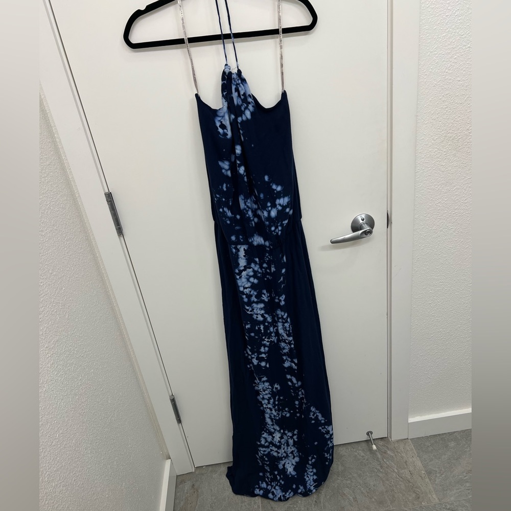 Young Fabulous & Broke Navy Halter Maxi Dress